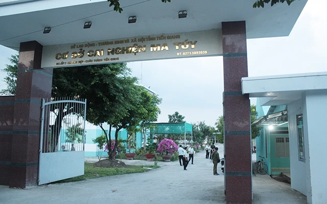 Cơ sở Cai nghiện ma túy tại xã Tam Hiệp, huyện Châu Thành, tỉnh Tiền Giang. 