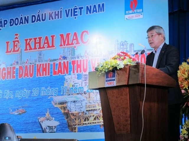 Ông Đỗ Chí Thanh phát biểu khai mạc Hội thi.