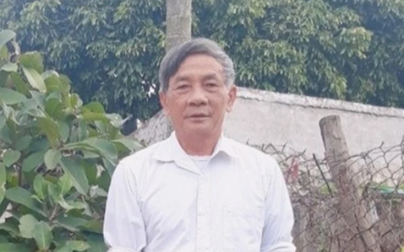 Bác Phạm Xuân Trường, người xuất sắc đoạt giải Nhất tuần thi thứ 13. Ảnh: Ban tổ chức.