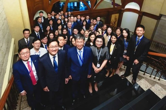 Các đại biểu tham dự Diễn đàn tiêu chuẩn hóa Quỹ châu Á tại Bangkok, Thái Lan.