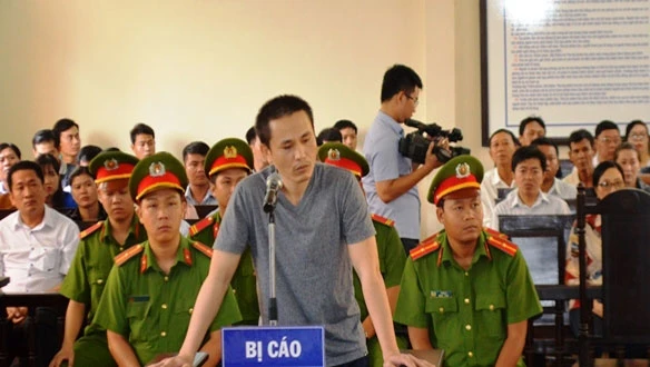 Bị cáo Nguyễn Chí Vững tại phiên tòa.