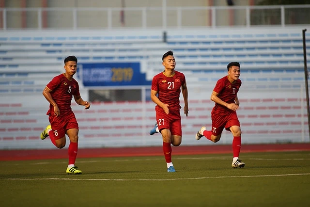 Lần đầu tiên, U22 Việt Nam tập kín kể từ khi tham dự bộ môn bóng đá nam SEA Games 30.