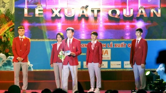 Lễ xuất quân đoàn thể thao Việt Nam dự SEA Games 30.