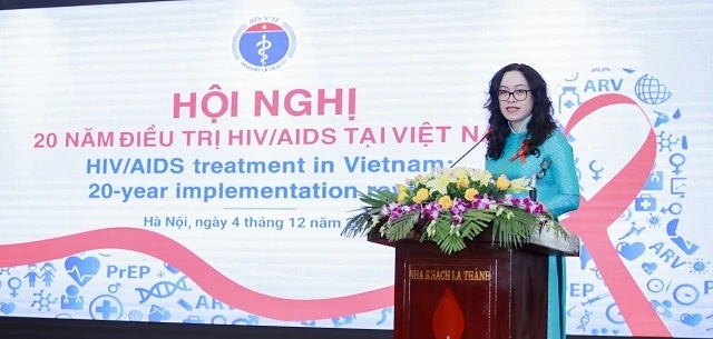 PGS, TS Phan Thị Thu Hương, Phó Cục trưởng Cục Phòng, chống HIV/AIDS.