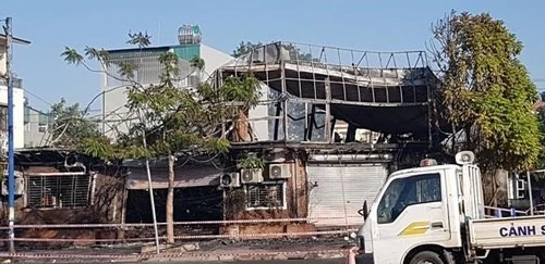 Cháy quán ăn ở Vĩnh Phúc khiến bốn người thiệt mạng