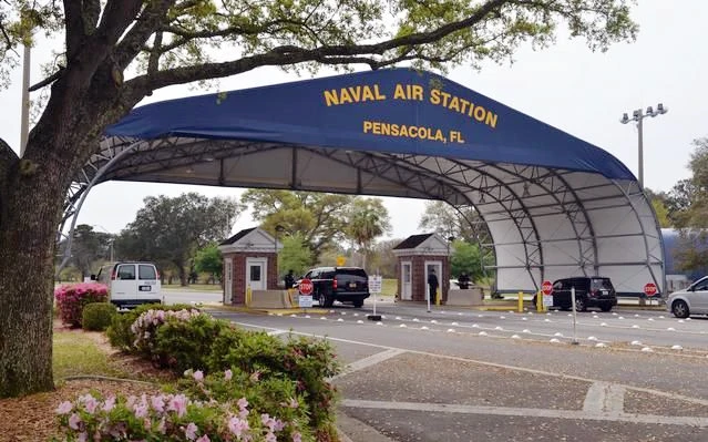 Căn cứ hải quân Pensacola ở bang Florida của Mỹ. Ảnh REUTERS
