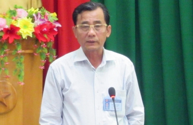 Ông Đỗ Ngọc Điệp, Phó Bí thư Thành ủy Phan Thiết bị cách hết các chức vụ trong Đảng.