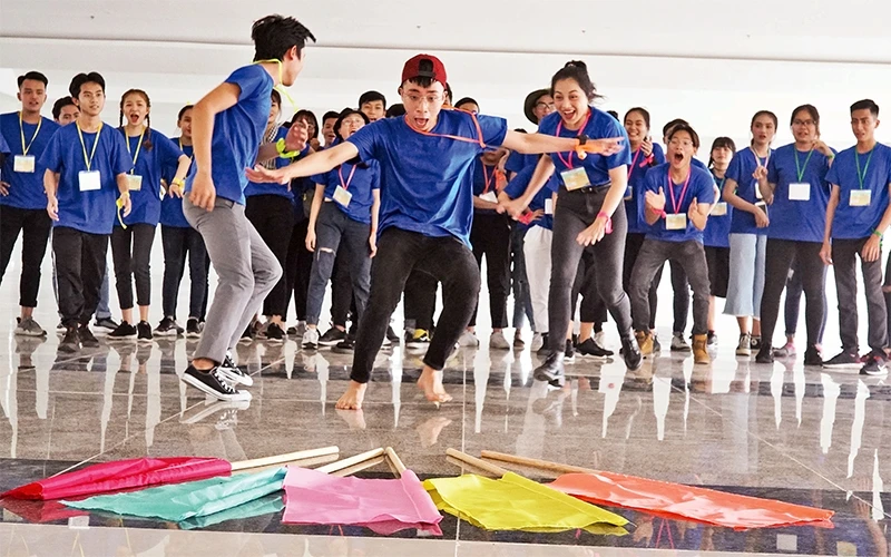 Nhiều hoạt động vui chơi, giải trí dành cho sinh viên được tổ chức tại Nhà Văn hóa sinh viên .
