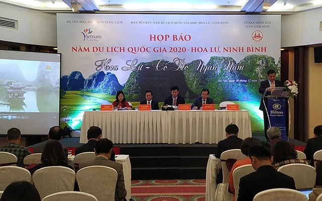 Buổi họp báo về Năm Du lịch Quốc gia 2020 - Hoa Lư, Ninh Bình