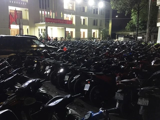 Công an thành phố Biên Hòa đang tạm giữ hơn 200 xe gắn máy.