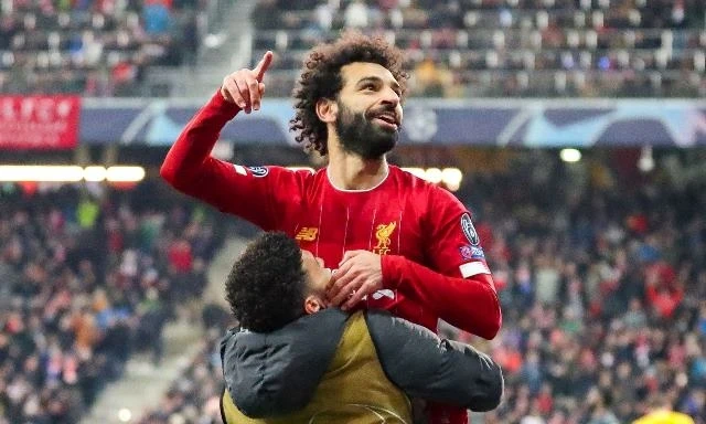Salah ghi bàn giúp Liverpool thắng Salzburg 2-0.