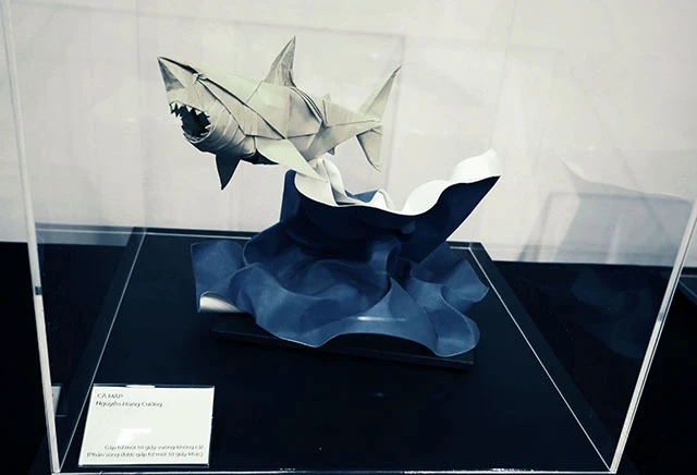 Một tác phẩm Origami của Nguyễn Hùng Cường (Chủ nhiệm Câu lạc bộ Origami Việt Nam).