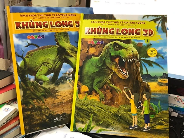 Chơi đùa cùng khủng long 3D qua sách