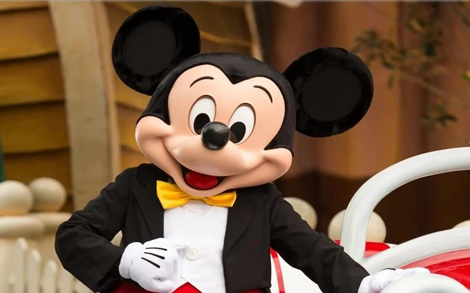 Sự vui vẻ và ngộ nghĩnh luôn thường trực trên khuôn mặt Mickey. (Ảnh: Disneyland)