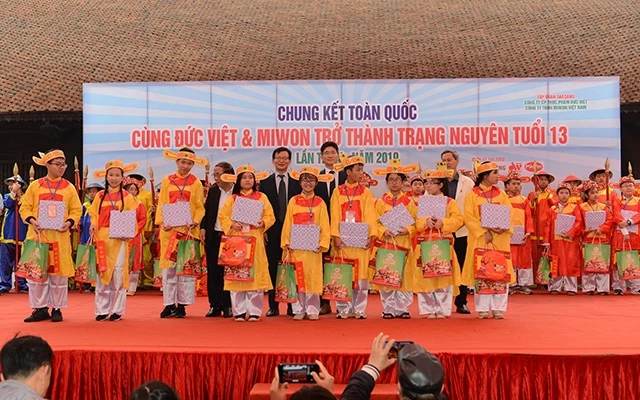 Chung kết toàn quốc “Cùng Đức Việt & Miwon trở thành Trạng Nguyên tuổi 13”