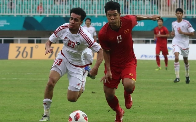 Màn ra quân của U23 Việt Nam gặp U23 UAE được đánh giá là không thể bỏ qua ở vòng bảng U23 châu Á 2020. Hai đội từng đối đầu nhau trong trận giao hữu trên sân Thống Nhất hồi tháng 10 năm ngoái. (Ảnh: 