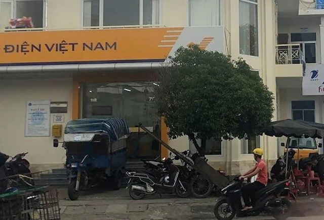 Trụ sở Bưu điện thị xã Điện Bàn.