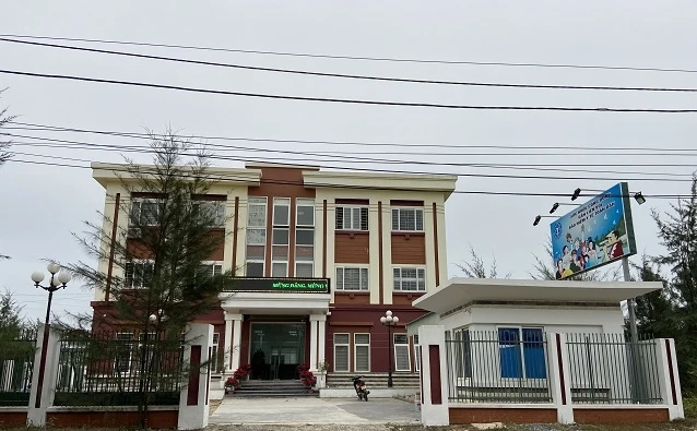 Trụ sở cơ quan Bảo hiểm xã hội huyện Cô Tô, tỉnh Quảng Ninh.