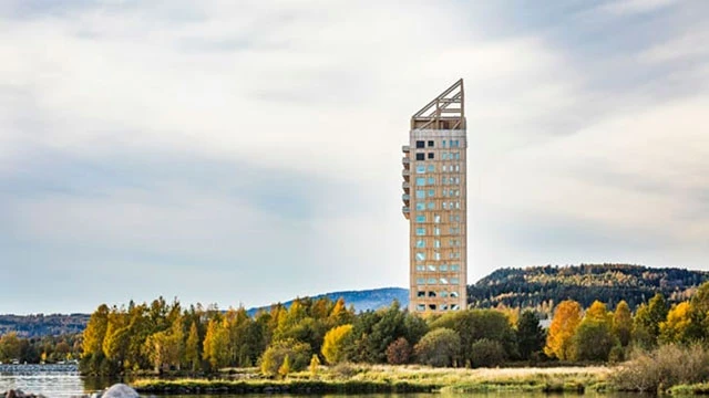 Tòa tháp bằng gỗ