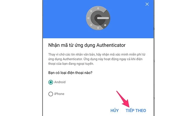 Mã xác thực hai lớp từ Google Authenticator có thể bị đánh cắp