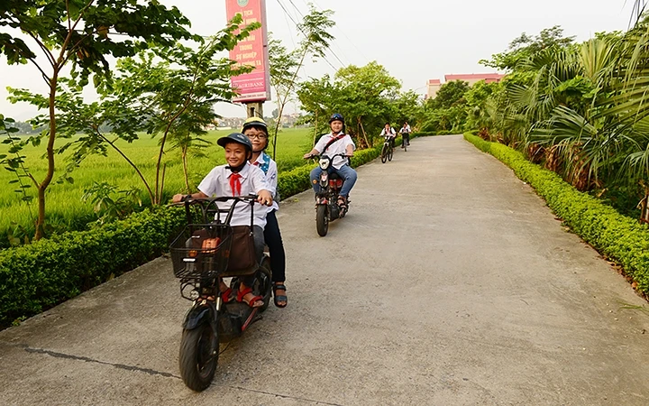 Đường mới ở thôn Đồng Quan, xã Đồng Sơn (TP Bắc Giang, tỉnh Bắc Giang). Ảnh: ĐẠI LA