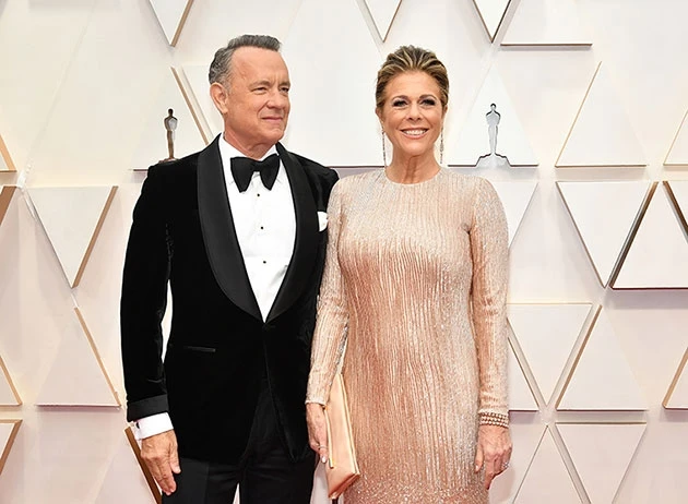 Vợ chồng nam diễn viên Tom Hanks. Ảnh: CNN