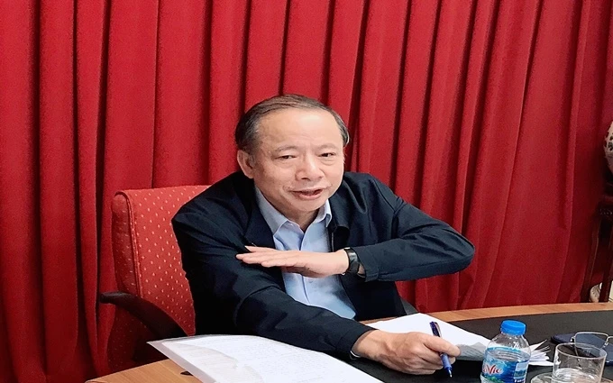 Tiến sĩ Nguyễn Văn Thân, Chủ tịch Hiệp hội Doanh nghiệp nhỏ và vừa Việt Nam.