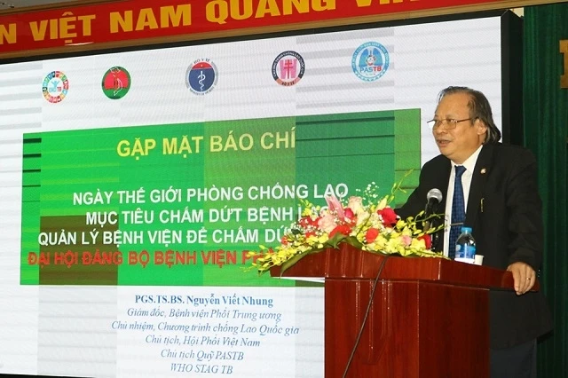 PGS, TS Nguyễn Viết Nhung, Giám đốc Bệnh viện Phổi Trung ương. 