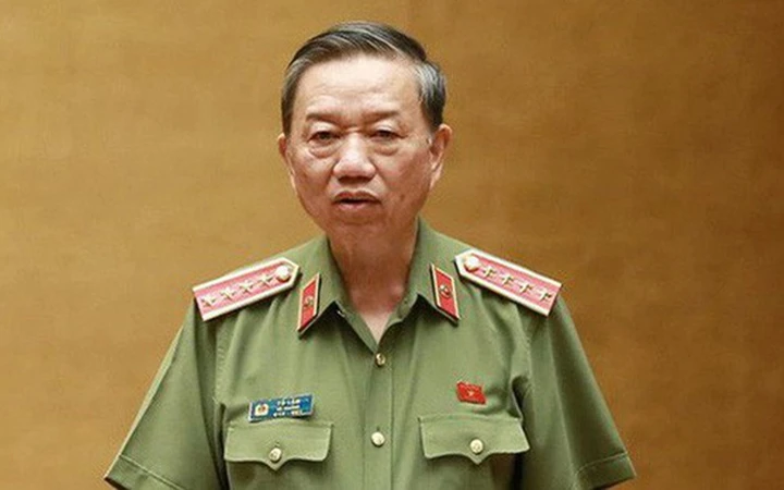 Bộ trưởng Công an Tô Lâm.