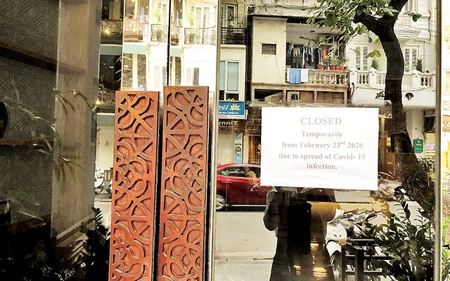 Khách sạn phố cổ Hà Nội đóng cửa vì dịch bệnh.