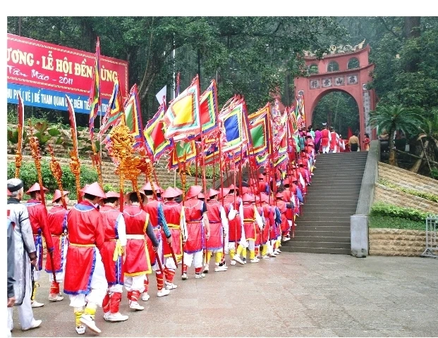 Lễ hội đền Hùng hằng năm. Ảnh: NDĐT