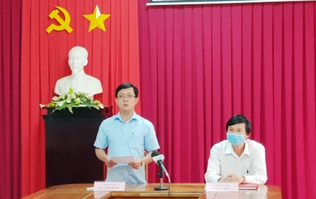 Trưởng Ban Tuyên giáo Tỉnh ủy Bình Phước Hà Anh Dũng thông báo quyết định kỷ luật đồng chí Lưu Văn Thanh.