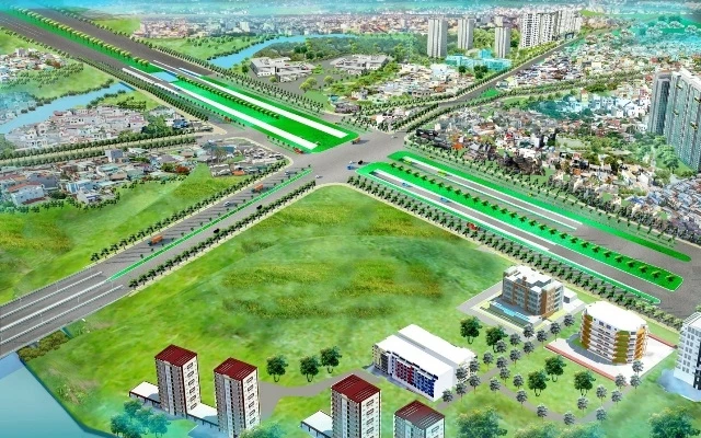 Phối cảnh dự án hầm chui nút giao thông Nguyễn Văn Linh - Nguyễn Hữu Thọ, quận 7, TP Hồ Chí Minh.