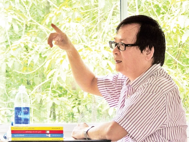 Nhà văn Nguyễn Nhật Ánh. Ảnh | VIỆT KHÔI