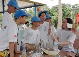 Tại một lớp học của tập đoàn giáo dục Language Link.