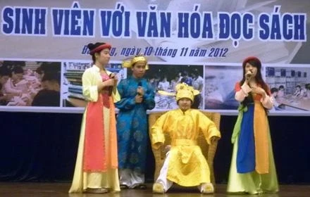 Một tiết mục dự thi.