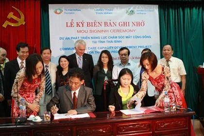 Lễ ký dự án hợp tác y tế giữa Việt Nam và Ô-xtrây-li-a.