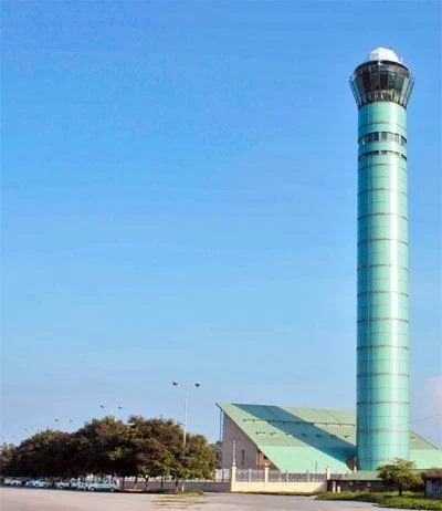 Đài kiểm soát không lưu Cảng hàng không quốc tế Nội Bài.